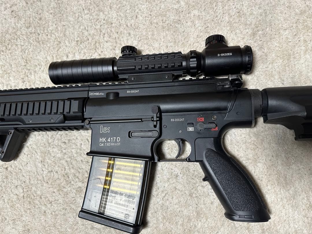 東京マルイ HK417D 次世代電動ガン付属品多数