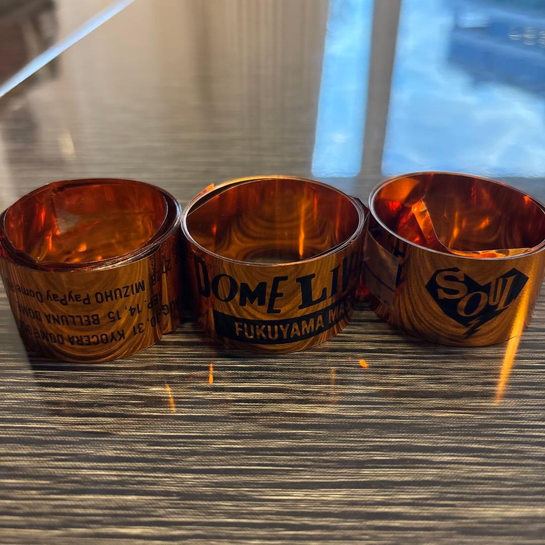 福山雅治ドームライブ2025 SOUL 銀テープ９色セット　継続記念トークバック