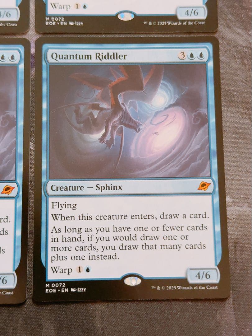 量子の謎かけ屋　英語　4枚セット