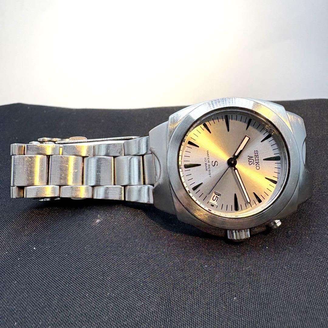 セイコーAGSキネティック5M42 メンズ腕時計 ジャンク 現状渡しの出品です！