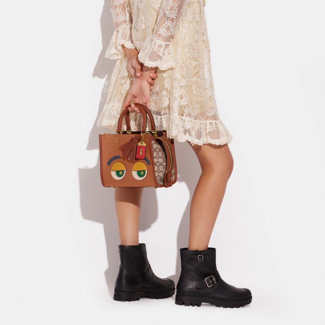 ☆美品☆COACH ローグ25シグネチャードリーミー　コーチーズ