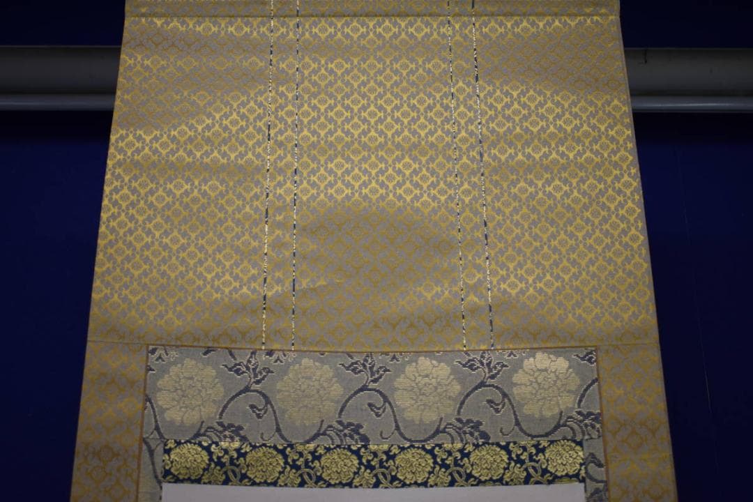 真作/鋼栄山主/慈母観世音像画賛/布袋屋掛軸HH-874