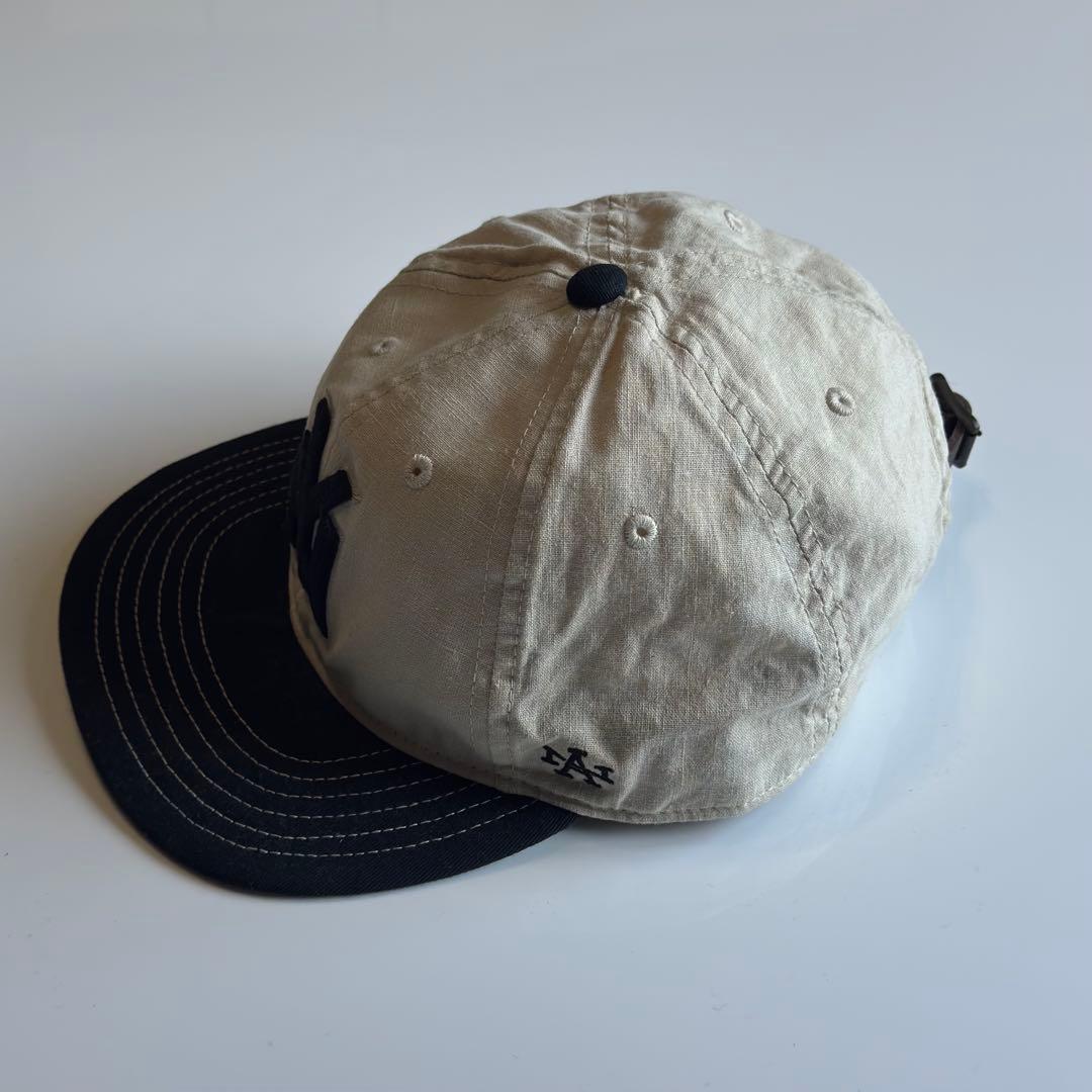 美品 アメリカンニードル ベースボールキャップ NY 刺繍 ロゴ