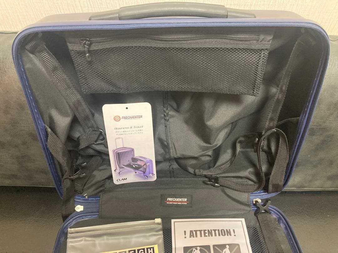 フリクエンター クラム　前開き横型 4輪キャリー 34L 美品