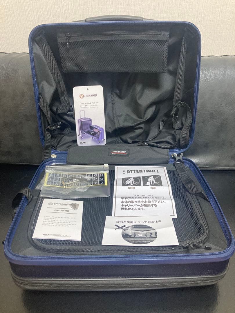 フリクエンター クラム　前開き横型 4輪キャリー 34L 美品