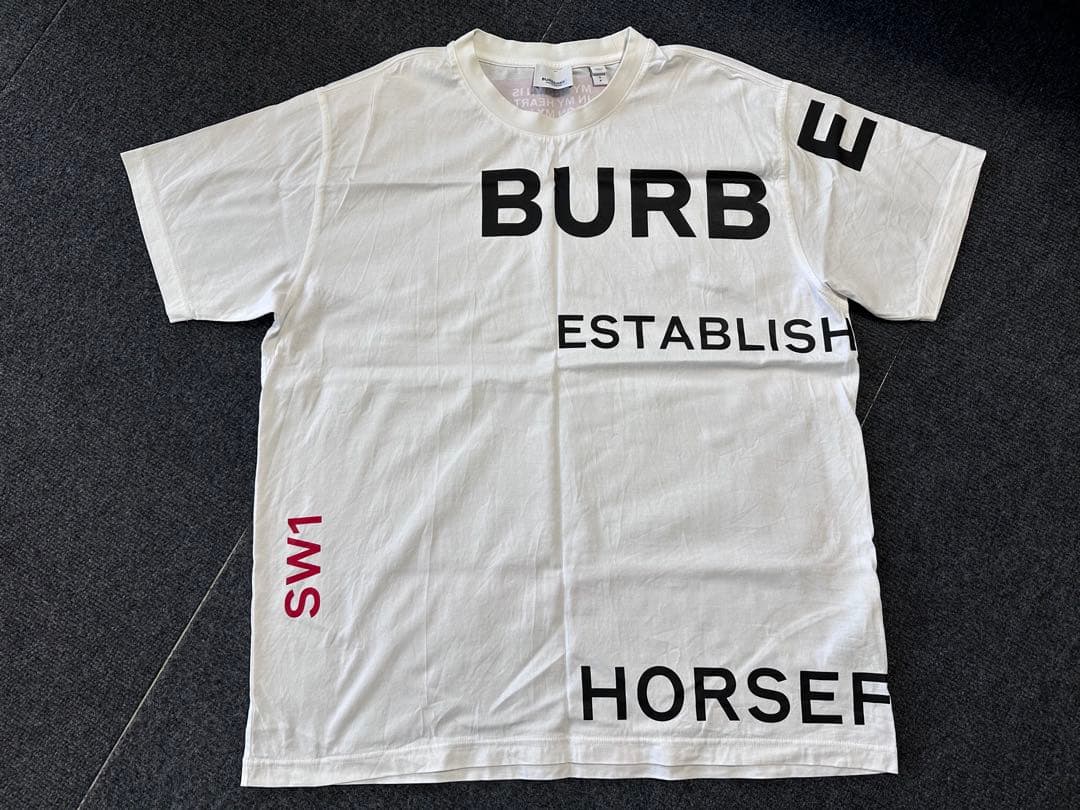 BURBERRY オーバーサイズ Tシャツ ホワイト