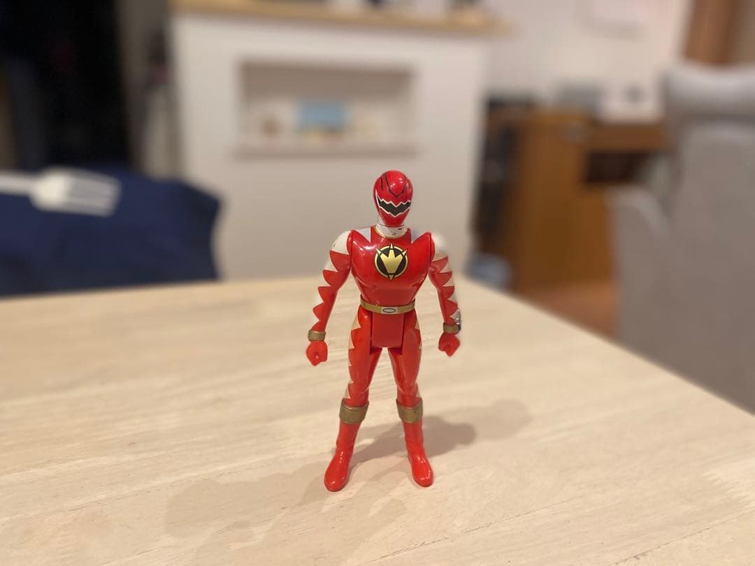 爆竜戦隊アバレンジャー　アバレッド　ソフビ【サウンド戦士】