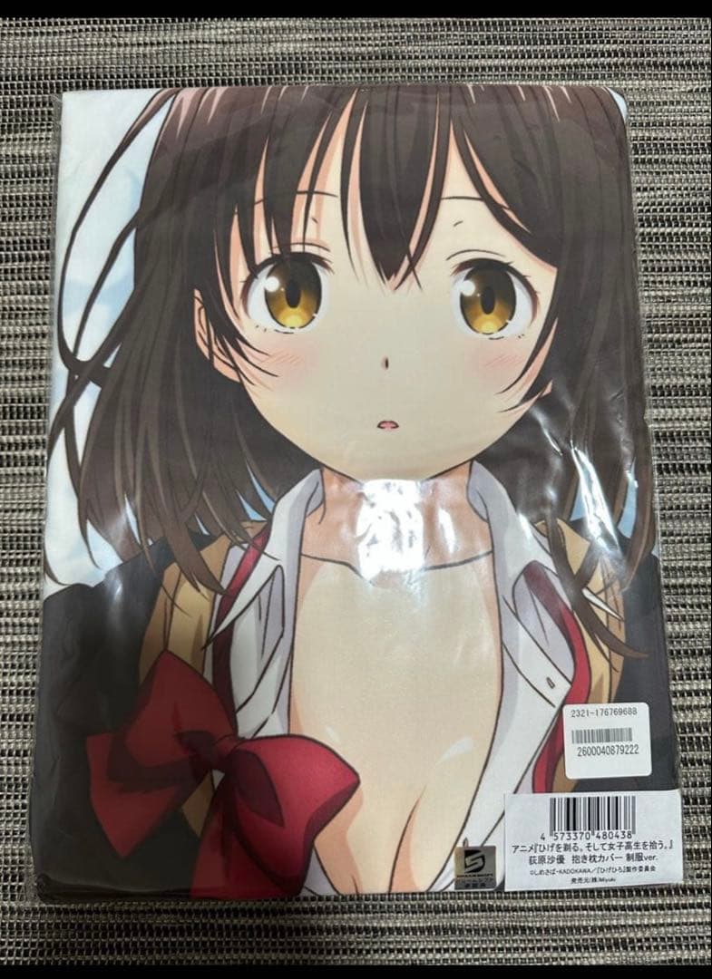 ひげを剃る。そして女子高生を拾う。 荻原沙優 抱き枕カバー