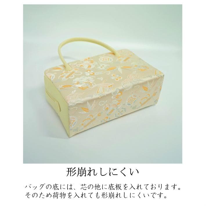 和装バッグ　利休バッグ　金蘭織物 入卒式　結婚式　お茶席 3-1