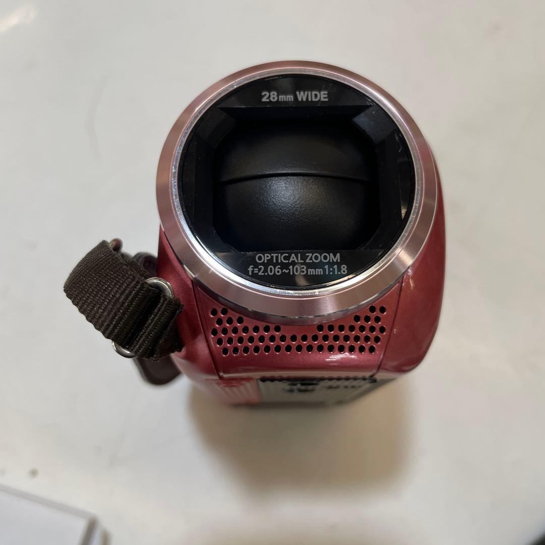 Panasonic デジタルハイビジョンビデオカメラー ピンク　HC-V520M