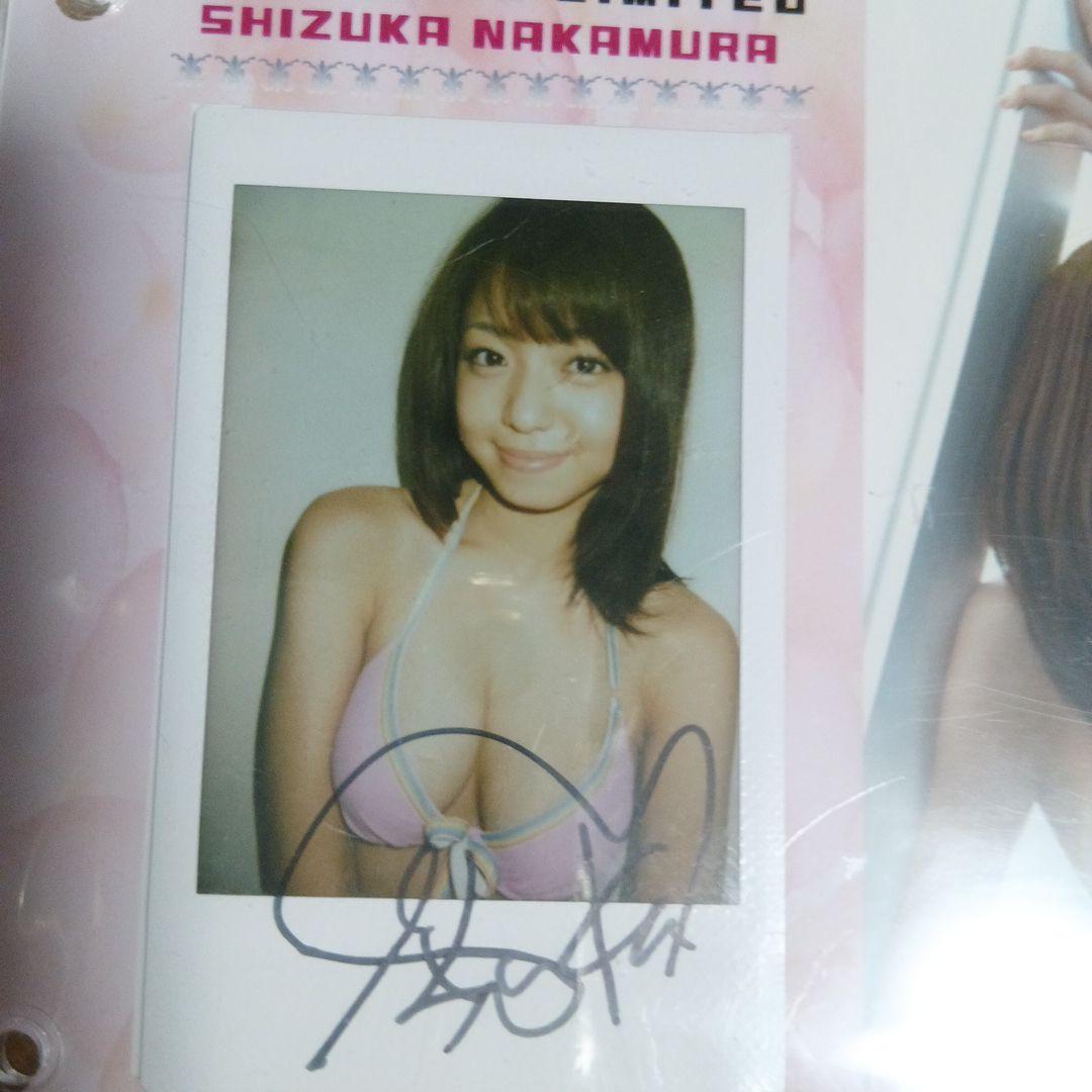 中村静香　サイン入りチェキ