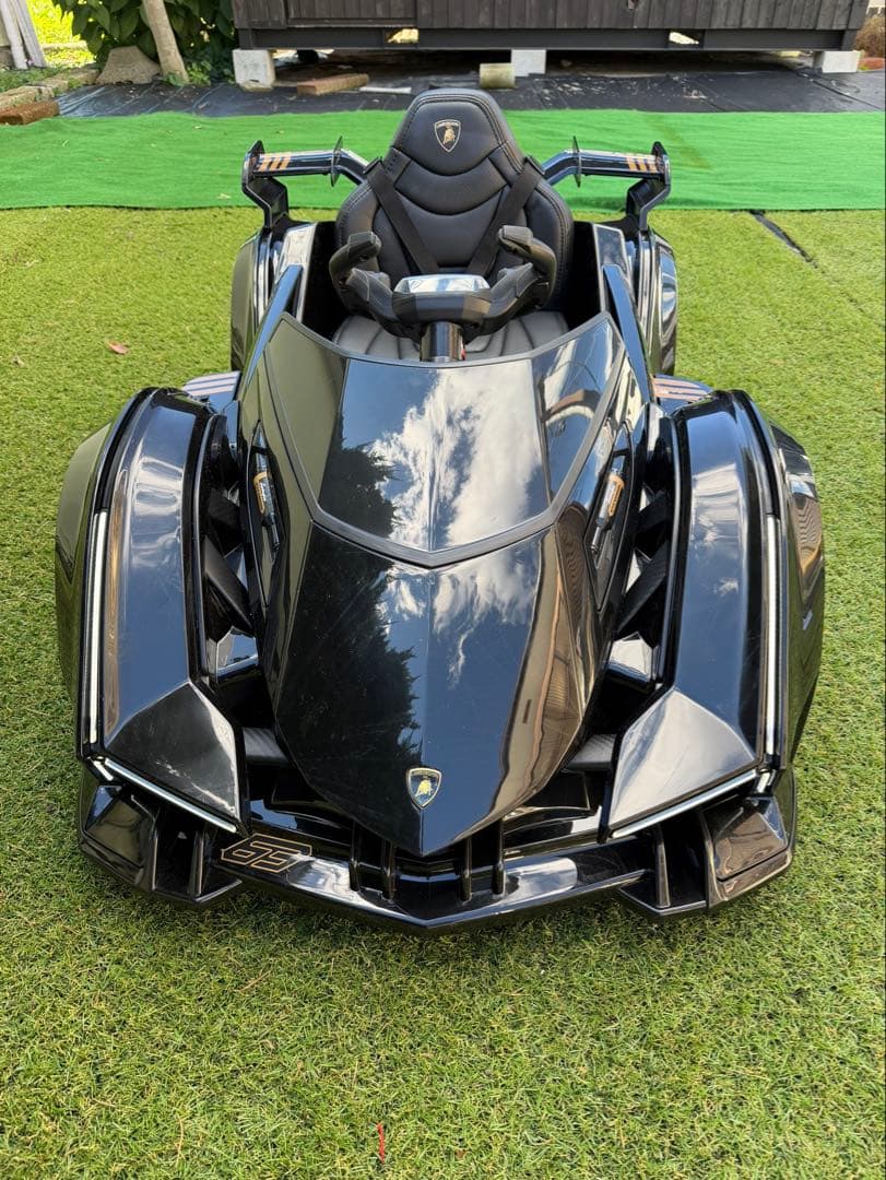 130Z　Lamborghini ブラック ラジコンカー