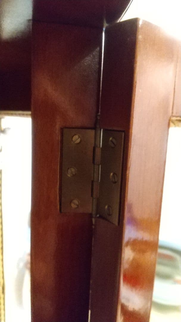 【高級輸入家具①】スペイン製 ガラスキャビネット キュリオケース ショーケース