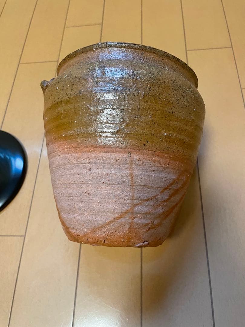 森陶岳　水差　種壺　たねつぼ　備前　寒風大窯　共箱あり