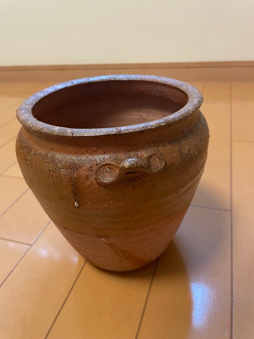 森陶岳　水差　種壺　たねつぼ　備前　寒風大窯　共箱あり