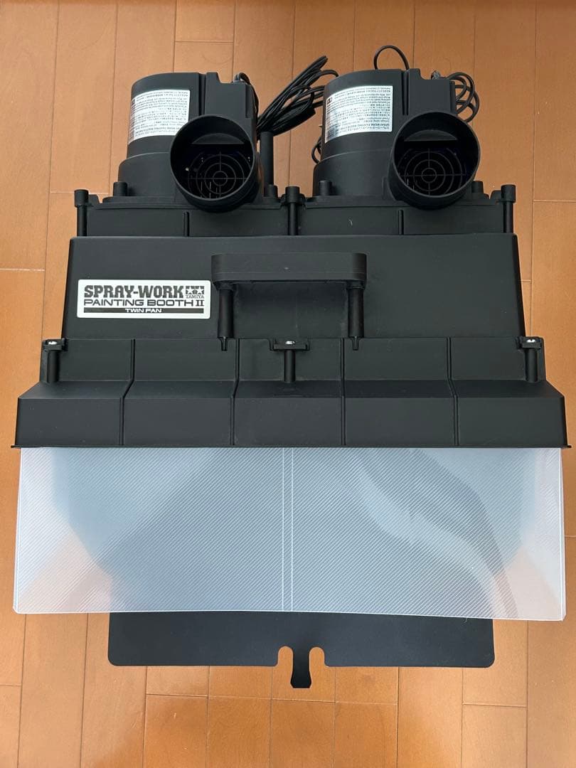 タミヤ　ペインティングブースⅡ ツインファン　塗装ブース　延長ダクト2本付き