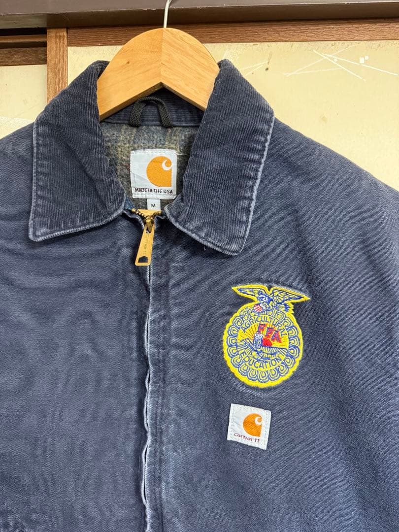 【人気】Carhartt FFA カーハートデトロイトジャケットM良い雰囲気