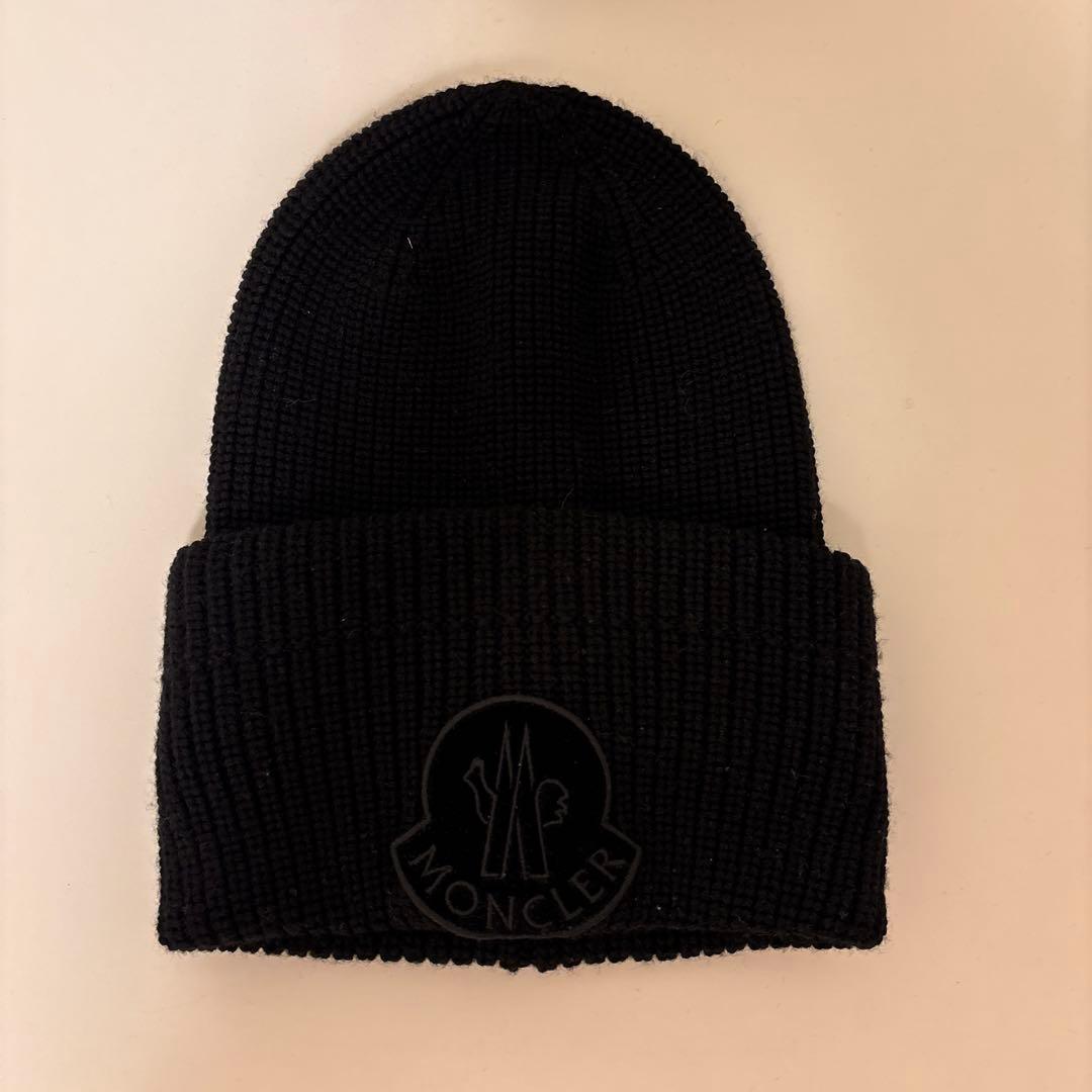 BERRETTO TRICOT ロゴワッペン ニットキャップ 帽子