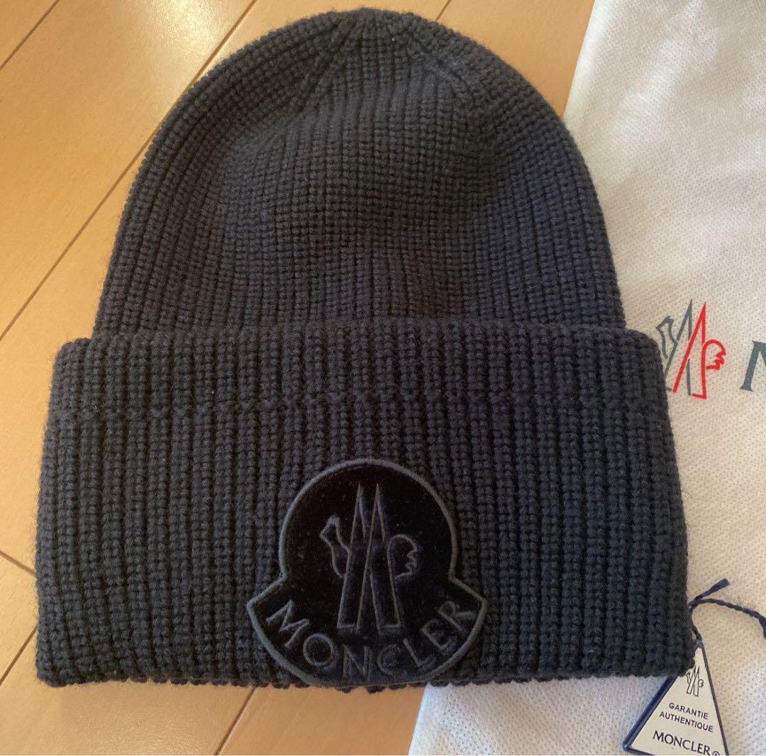 BERRETTO TRICOT ロゴワッペン ニットキャップ 帽子