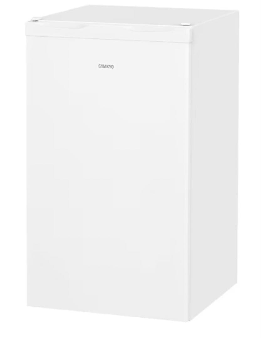 ホワイト冷蔵庫65Ｌ　スリム設計　美品