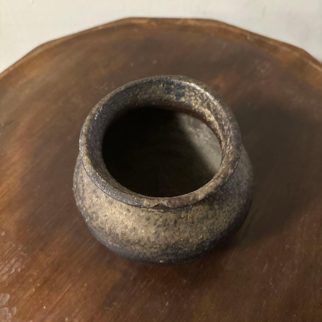 古備前小壺　鎌倉〜室町時代　骨董　花器アンティーク　検:秦秀雄　白洲正子 李朝