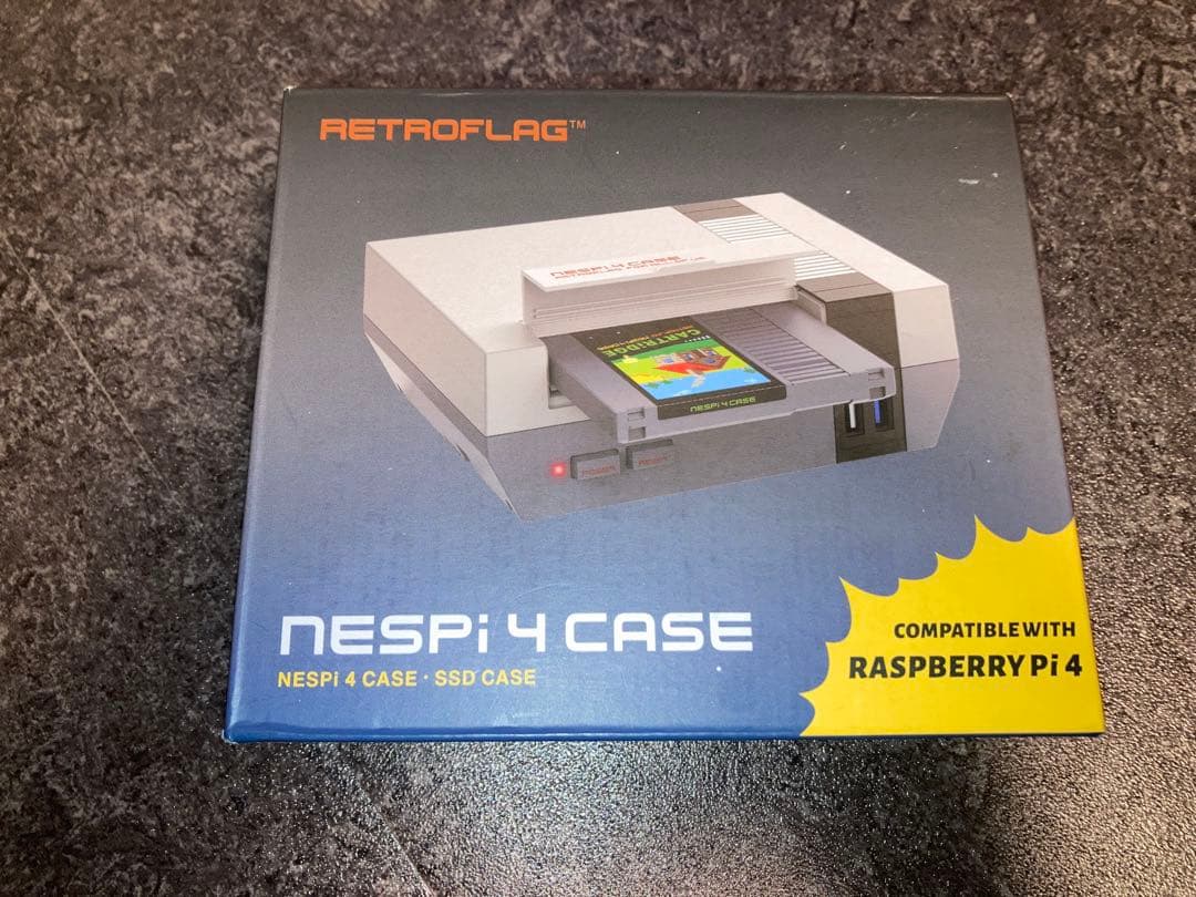 RETROFLAG Pi NESPi 4 SSDケースRaspberry pi4
