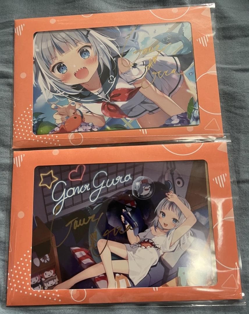 がうる・ぐら 誕生日記念2022+2023直筆サイン入りポストカード 2枚セット