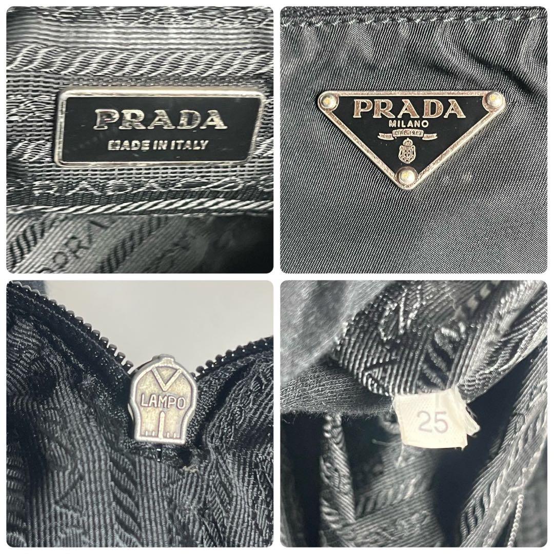 【極上美品✨】プラダ ミニ カメラバッグ ショルダーバッグ 三角ロゴ ナイロン