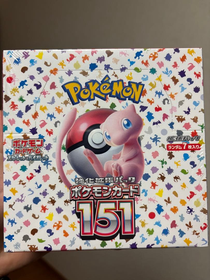 ポケモンカード151 ボックス　シュリンク付き　新品未開封