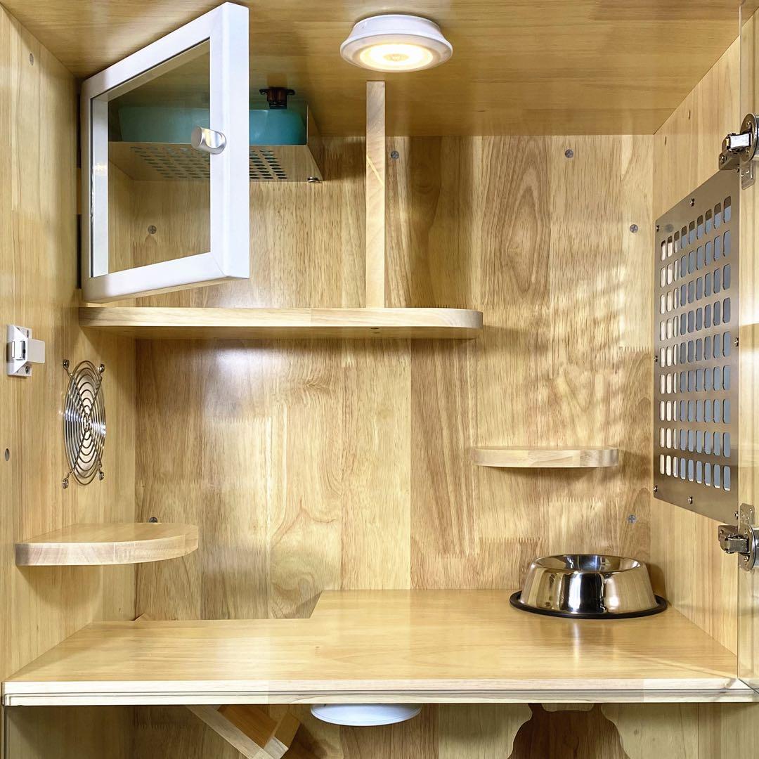 チンチラゲージセット 小動物飼育ケージ ゲージ 高級木製（オーク材） 120㎝