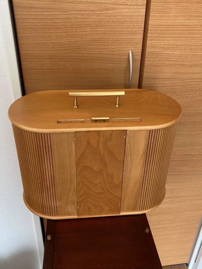 木製化妝箱 個人用 一面鏡