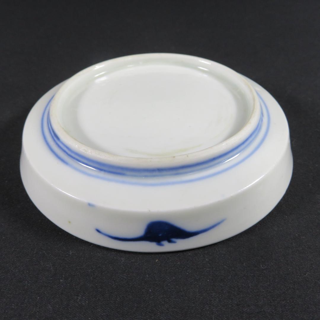 小皿 金彩 色絵 5枚 古伊万里 山水 取り皿 山 舟