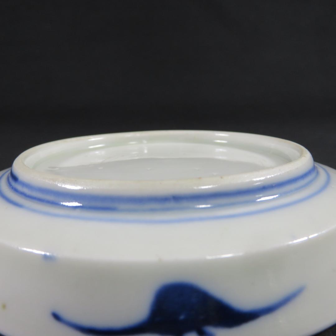 小皿 金彩 色絵 5枚 古伊万里 山水 取り皿 山 舟