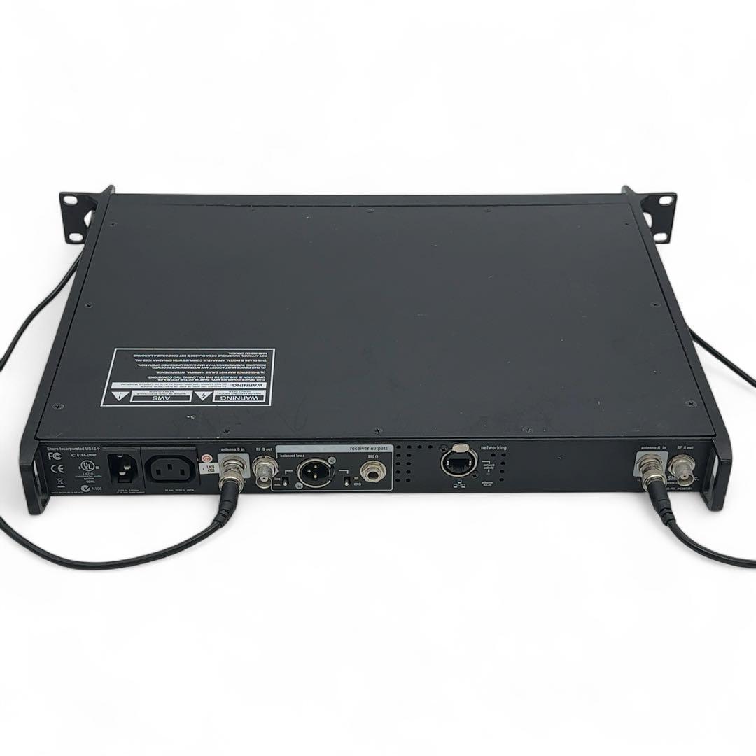 超希少 SHURE シュアー UR4S+ UHF ワイヤレスマイクレシーバー