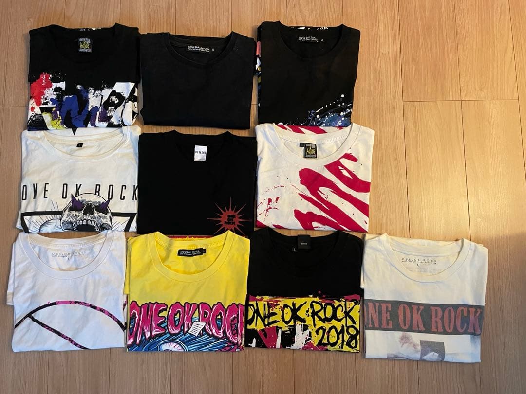 ONE OK ROCK TOUR Tシャツ&ロンT 10枚セット