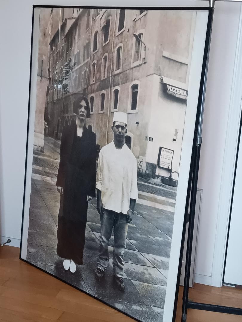 ★ヨウジヤマモトYOHJI・80'sコレクション大型モノクロ写真・フレーム付き