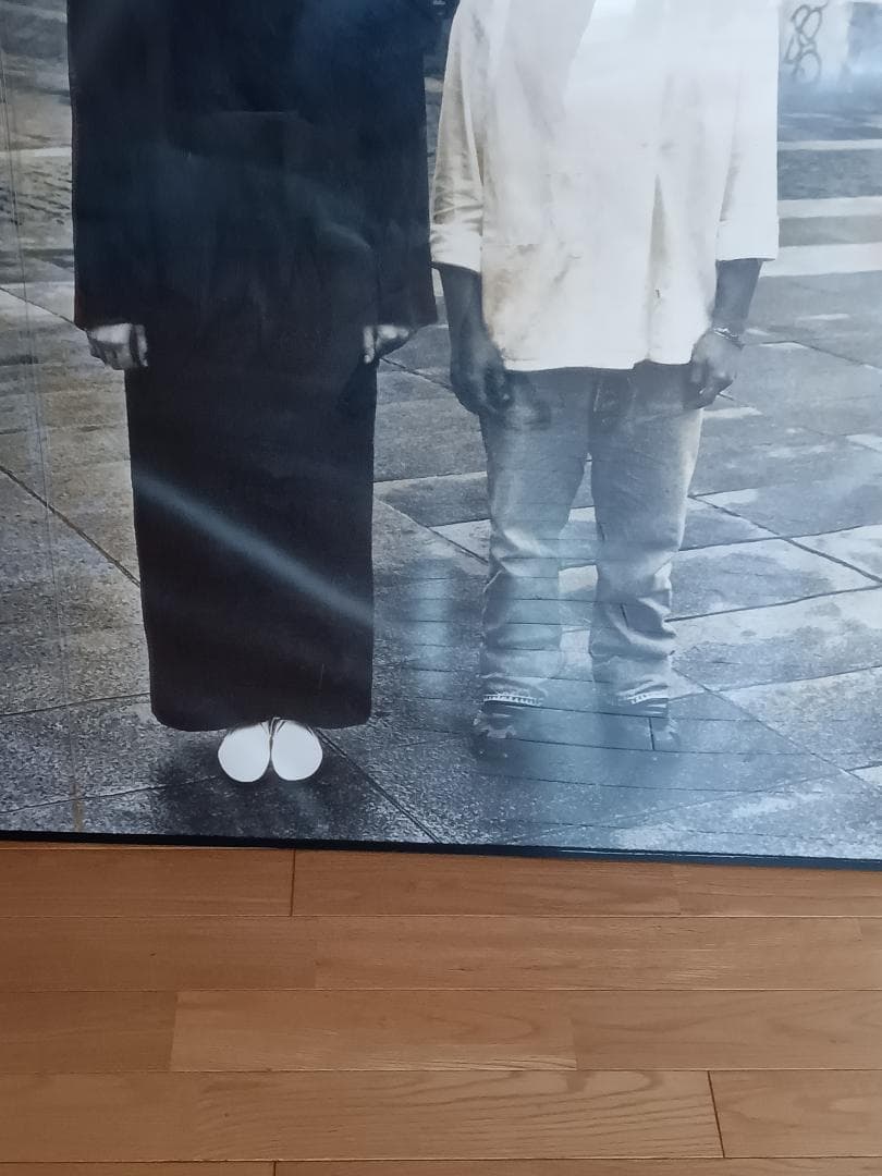 ★ヨウジヤマモトYOHJI・80'sコレクション大型モノクロ写真・フレーム付き