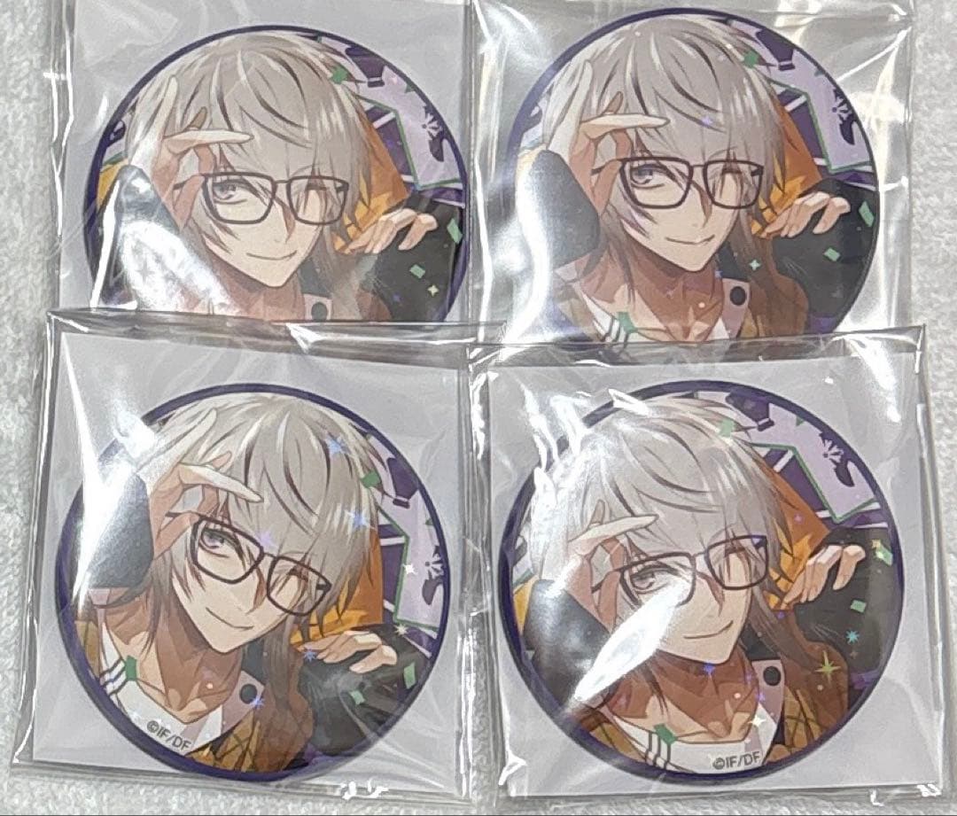 カラーマリス　クッキー缶バッジ　岡崎契