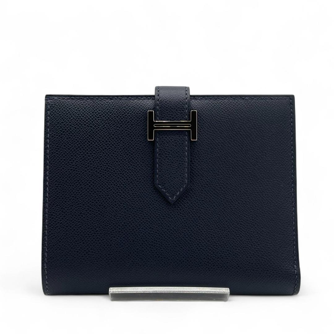 【未使用】エルメス ヴォーマダム ベアン コンパクト 二つ折り財布 W刻印