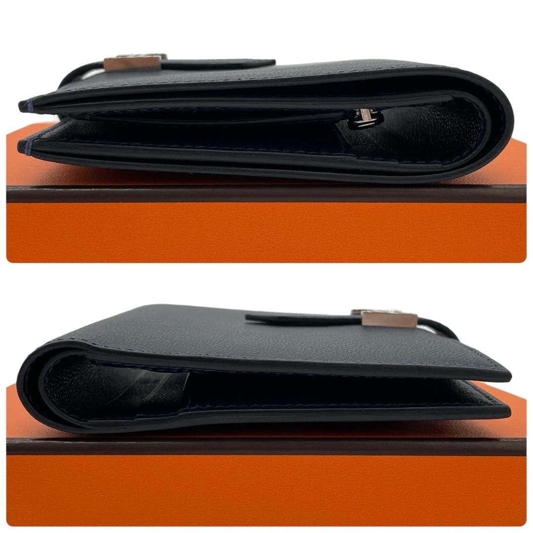 【未使用】エルメス ヴォーマダム ベアン コンパクト 二つ折り財布 W刻印