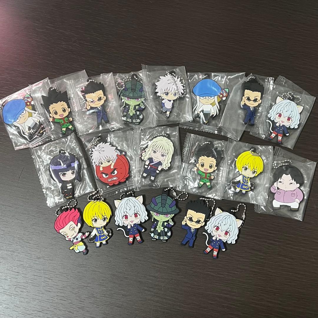 バラ売り可:HUNTER×HUNTER カプセルラバーマスコット20個