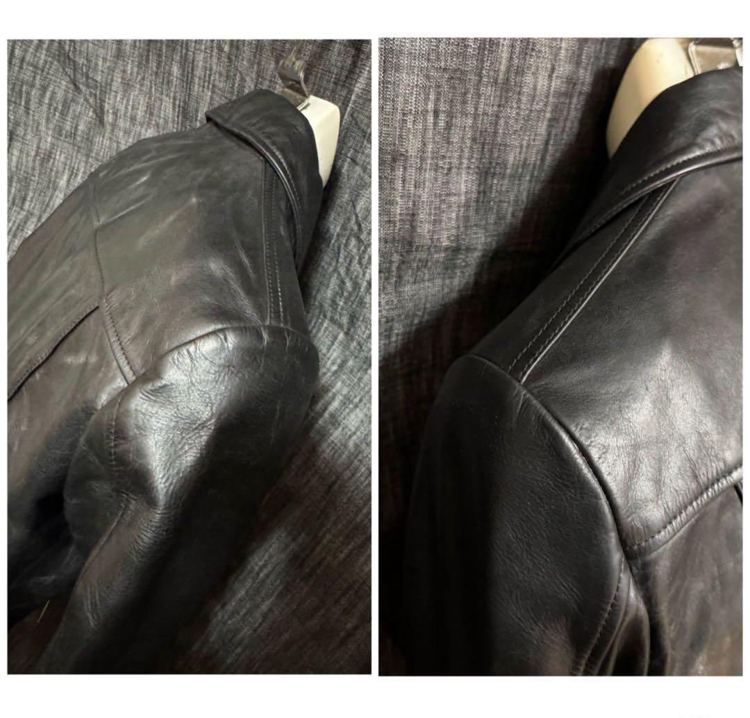 定価110000円 GalaabenD 牛革カウレザー　限定色　レザージャケット