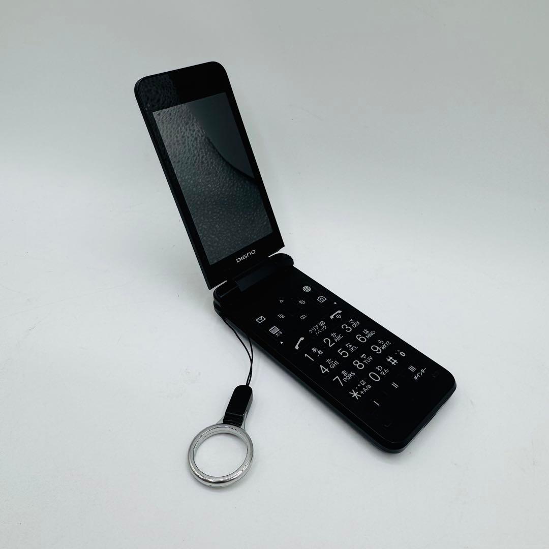 【Simフリー】Y!mobile DIGNO ケータイ4 A203KC ブラック