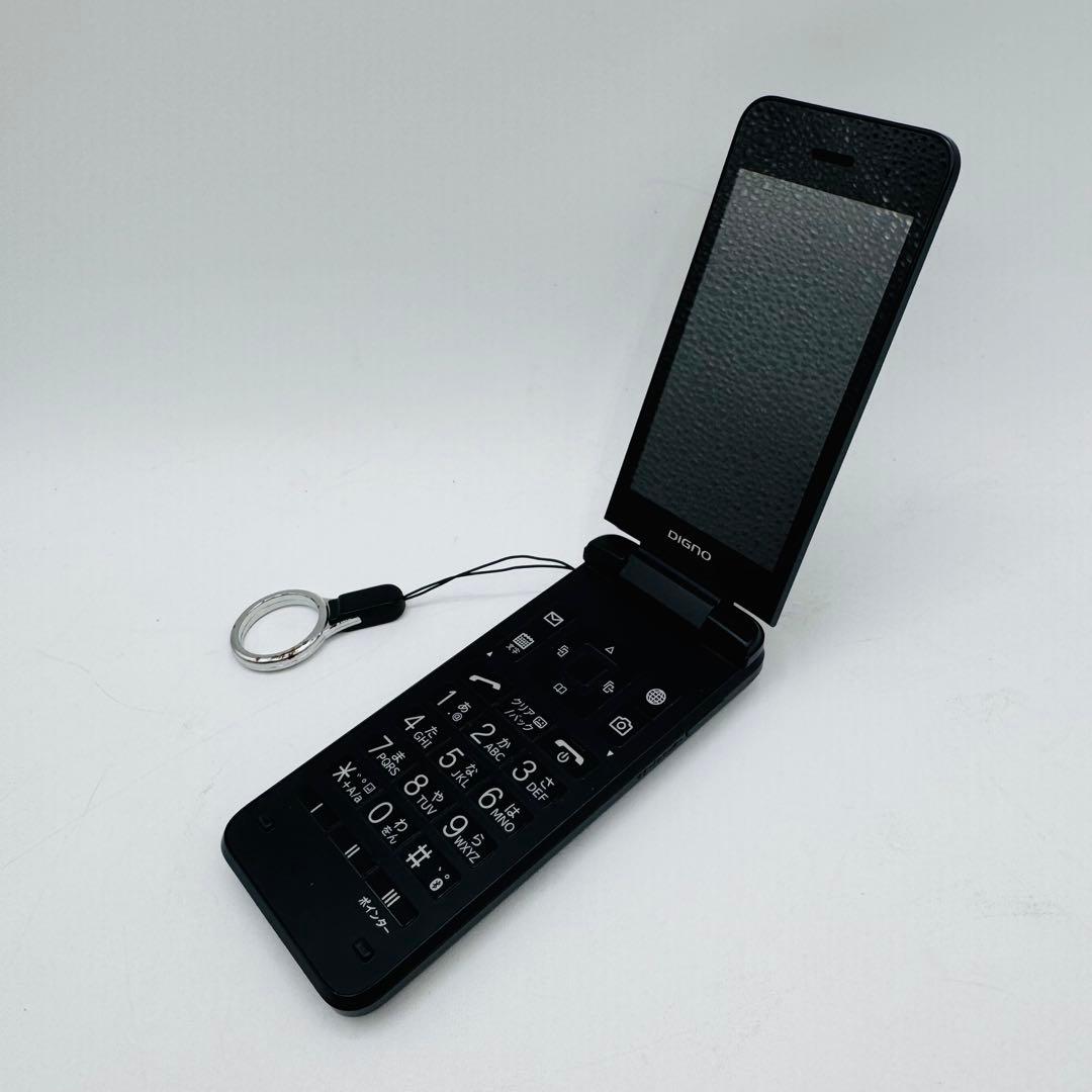 【Simフリー】Y!mobile DIGNO ケータイ4 A203KC ブラック