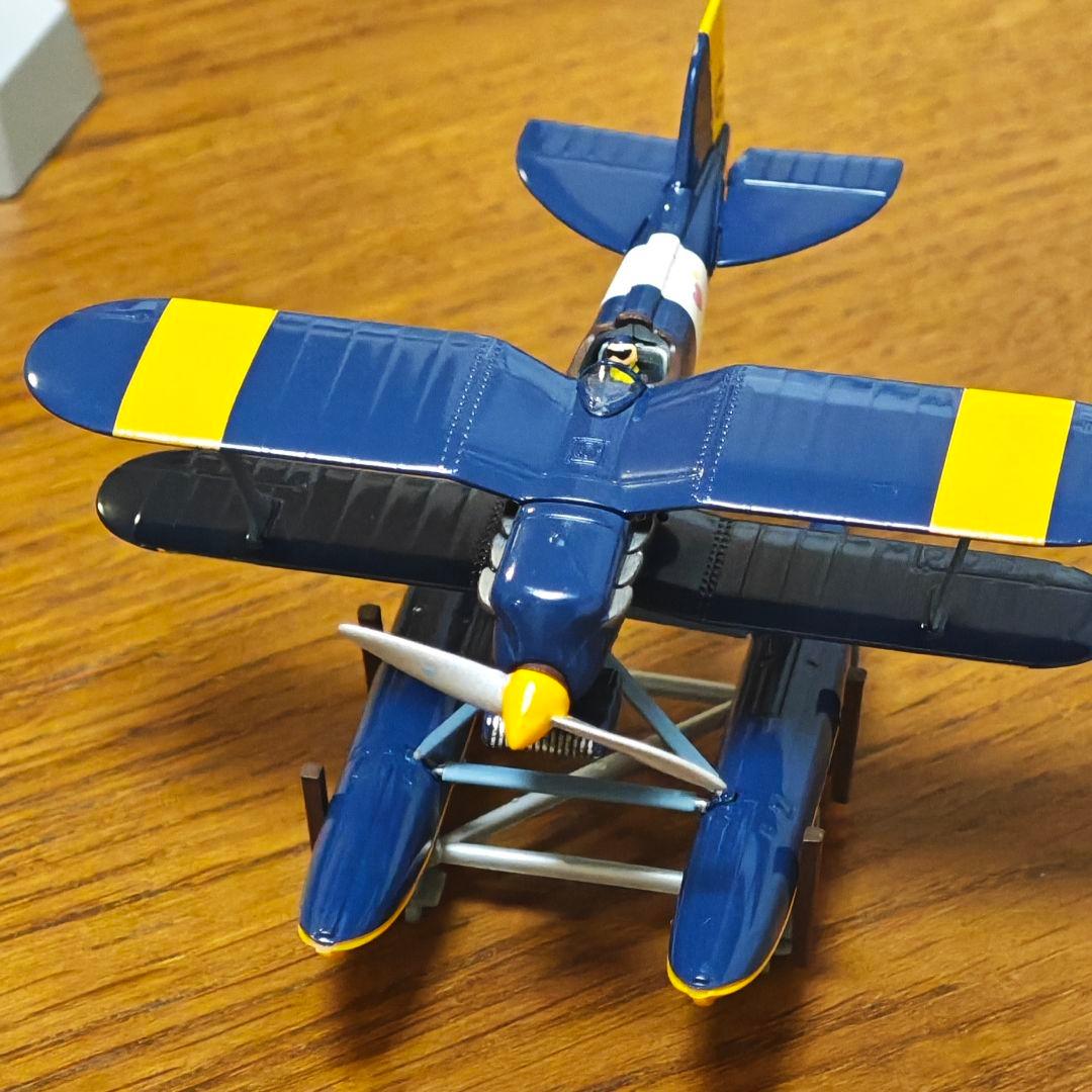 半完成塗装済み 紅の豚 サボイア S.21 試作戦闘飛行艇 カーチス R3C