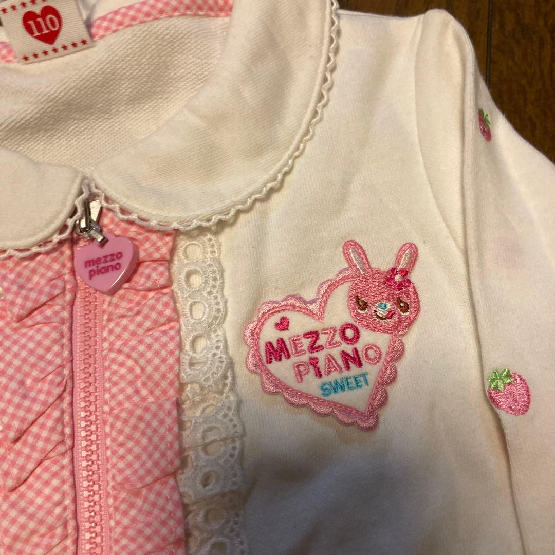 Polite❤︎新品❤︎メゾピアノ❤︎110㎝❤︎みみちゃん❤︎長袖前開きトレーナー