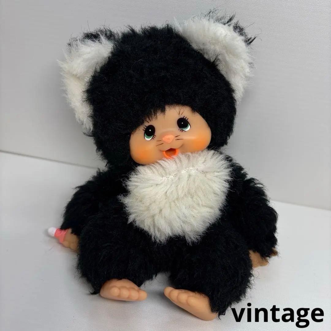 ビンテージ ミンカちゃん ねこ モンチッチ monchhichi 1584