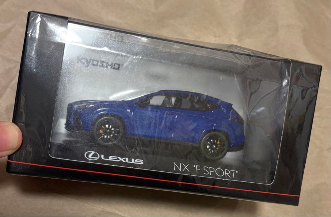 レクサス NX 350h F SPORT ミニカー　京商　ブルー