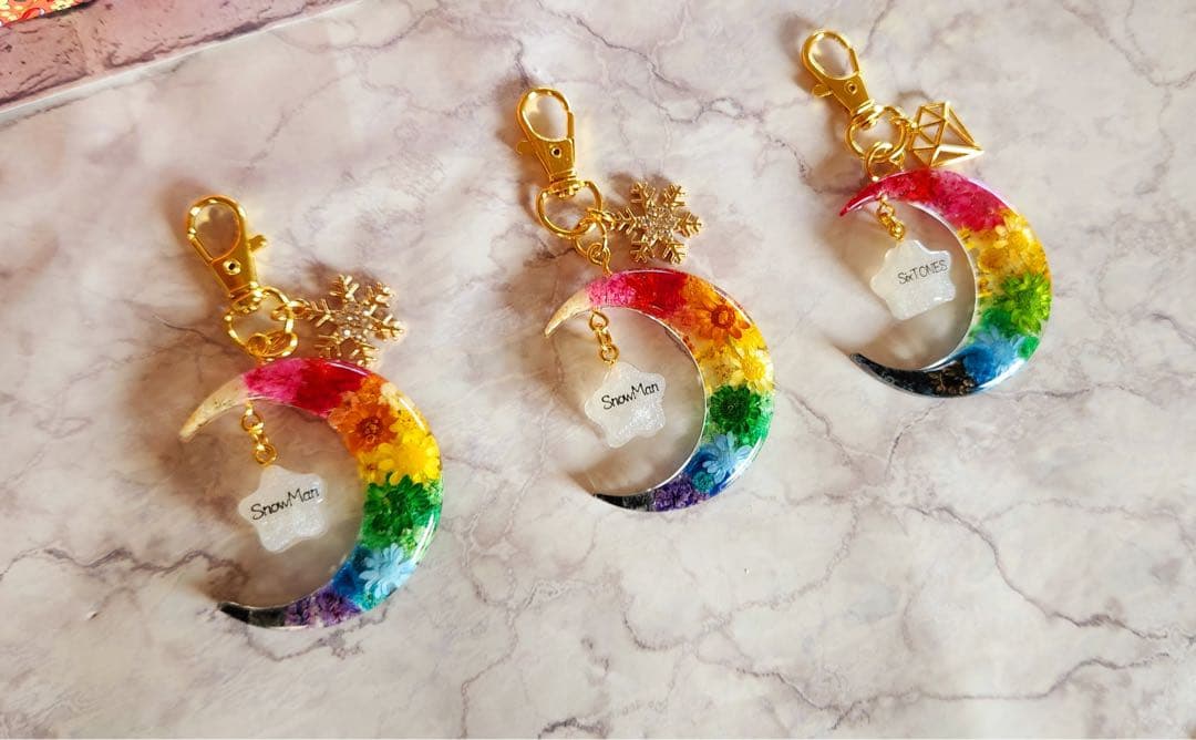 Myosotis　ムーンキーホルダー