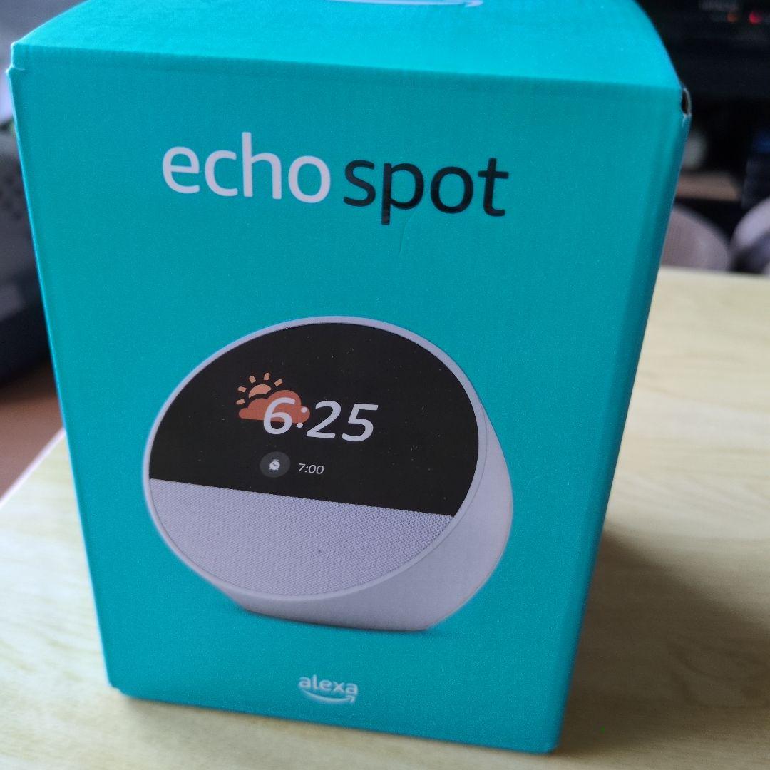 【新品未開封】Echo Spot with Alexa ホワイト